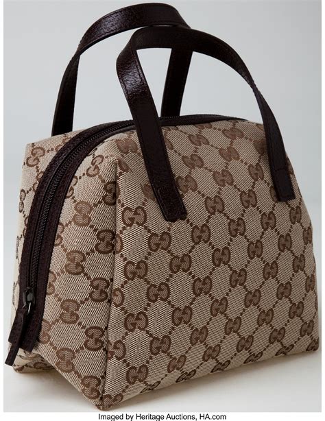 gucci classic monogram bag|vintage Gucci monogram tote bag.